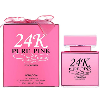 24K Pure Gold Eau de Parfum for Women – Sweet Scent, 3.4 oz