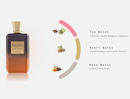 Khadlaj Island Extrait de Parfum – Unisex Fragrance, 3.4 oz
