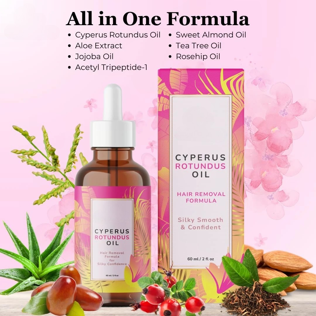 Cyperus Rotundus Oil – Soothing & Moisturizing Body Oil, 60ml