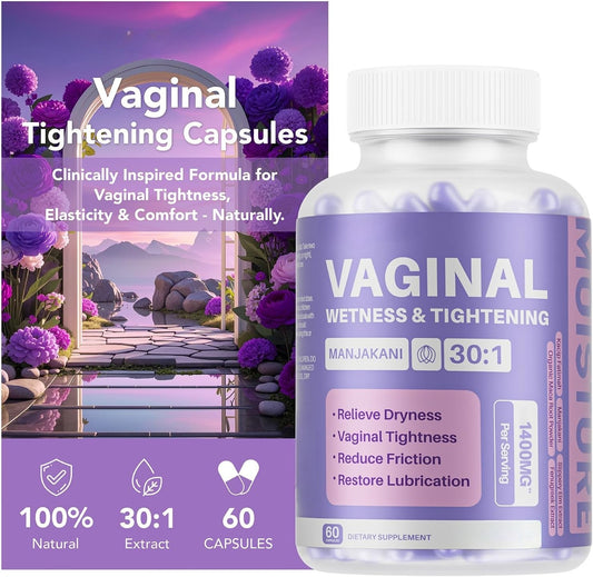Women's Intimate Wellness Capsules – pH & Dryness Support, 60ct