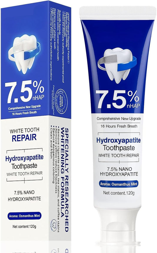 Hydroxyapatite Toothpaste – Fluoride-Free, 4.23 oz