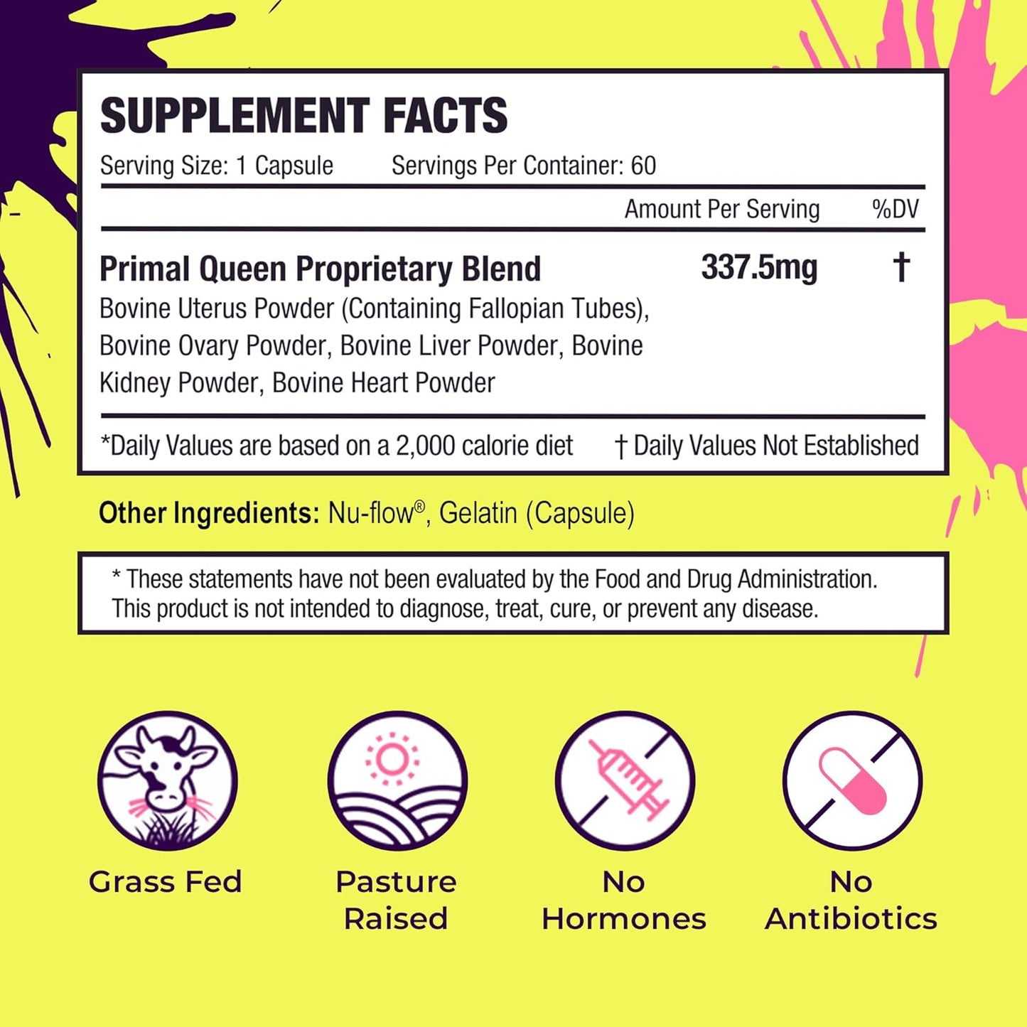 Female-Optimized Beef Organ Superfood Supplement – 60 ct