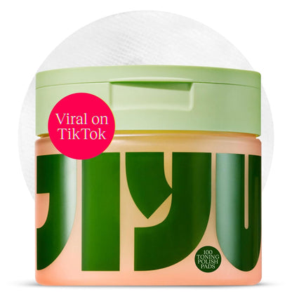 Jiyu Toning Polish Pads – Korean Skincare, 100 Count
