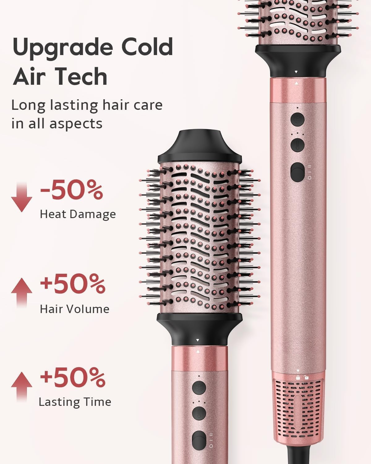 5-in-1 Hot Air Styler – Hair Dryer Brush & Volumizer, 1400W