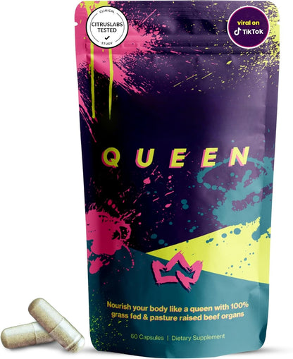 Female-Optimized Beef Organ Superfood Supplement – 60 ct