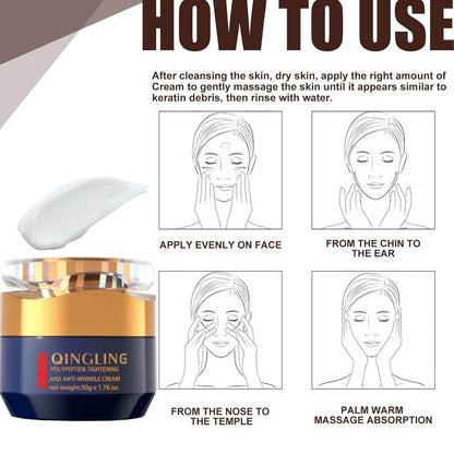 Qingling Face Cream – Polypeptide Moisturizer for Eyes & Face