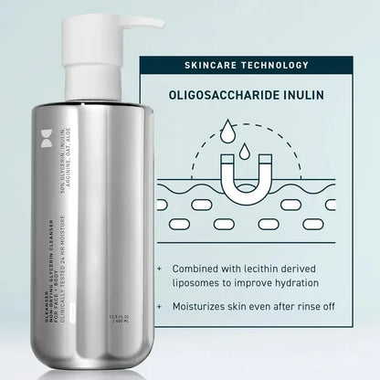 Skin Gleanser Face & Body Wash – Unscented, 13.5 oz Pump