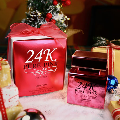 24K Pure Gold Eau de Parfum for Women – Sweet Scent, 3.4 oz