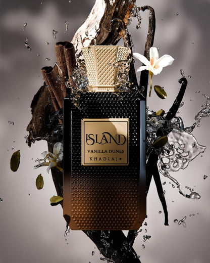 Khadlaj Island Extrait de Parfum – Unisex Fragrance, 3.4 oz