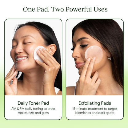 Jiyu Toning Polish Pads – Korean Skincare, 100 Count