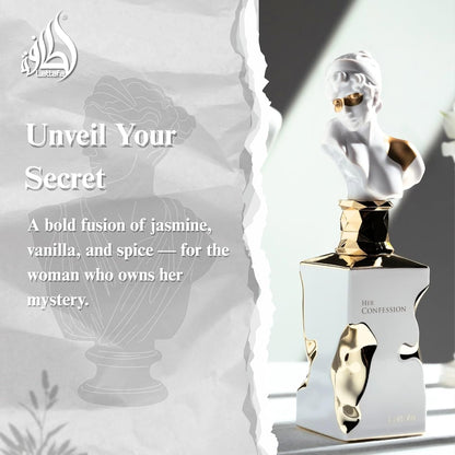 Lattafa Her Confession Eau de Parfum – Vanilla & Floral, 100ml