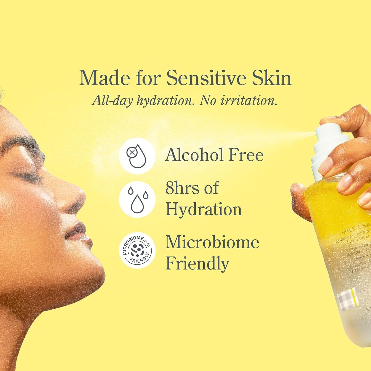 Milk Shake Hydrating Face Mist – Goat Milk & Hyaluronic Acid