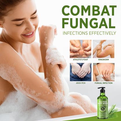 Tea Tree Body Wash – Antifungal & Antibacterial Soap, 16.9oz