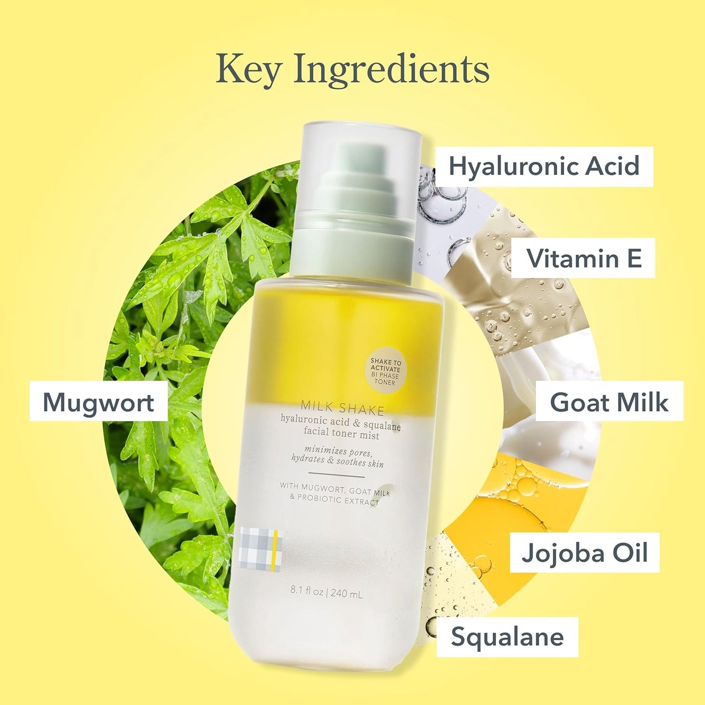 Milk Shake Hydrating Face Mist – Goat Milk & Hyaluronic Acid