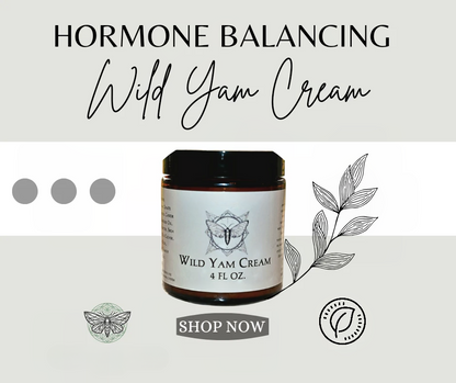 Organic Wild Yam Cream – Moisturizing Body Cream, 4 oz