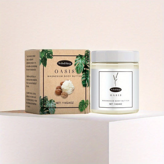 WoodSleep Oasis Magnesium Body Butter – Hydrating Moisturizer