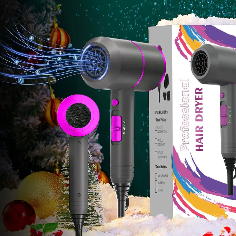 Professional Electric Hair Dryer – Negative Ion Technology for Frizz-Free Hair