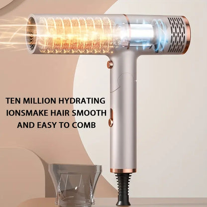 Professional Ion Hair Dryer with Diffuser – Fast Drying for All Hair Types