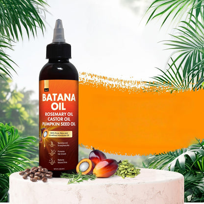 Batana Oil (Liquid & Cream Set) – Blend with Castor & Rosemary Oils