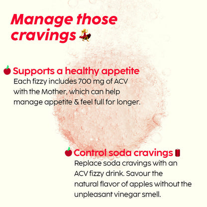 Apple Cider Vinegar Effervescent – 700mg ACV, 30 Tablets