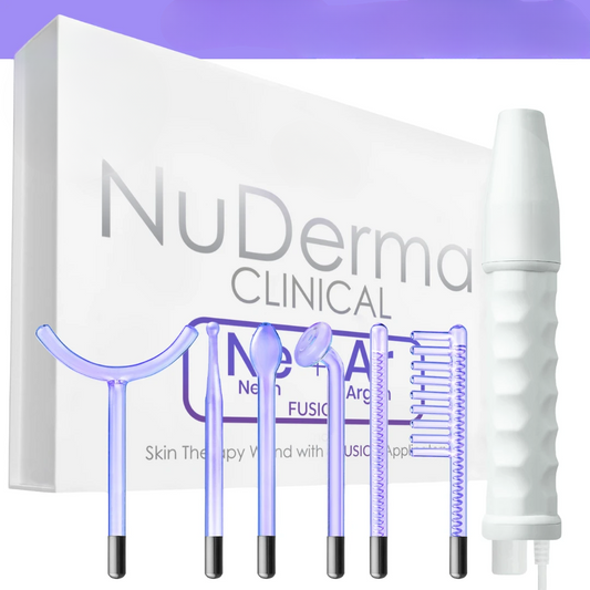 NuDerma Clinical High Frequency Wand – Facial Skincare Tool