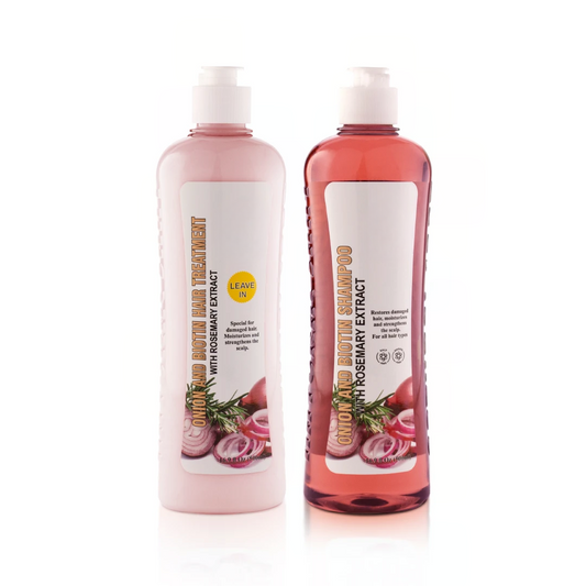 Onion Biotin & Rosemary Shampoo + Treatment Set, 2-Pack