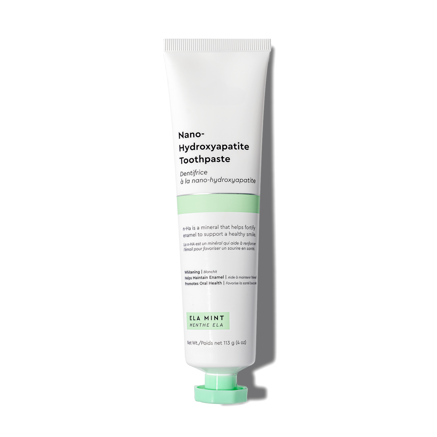 Nano Hydroxyapatite Toothpaste – Ela Mint Flavor, Fluoride-Free Care
