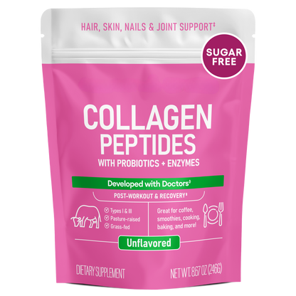Collagen Peptides Powder – Unflavored Protein for Hair & Skin