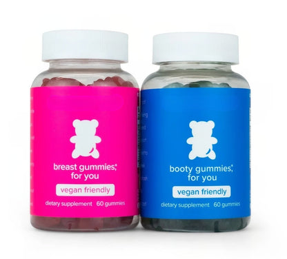 Top & Peach Support Combo Pack Gummies for Women – Herbal Fitness Blend