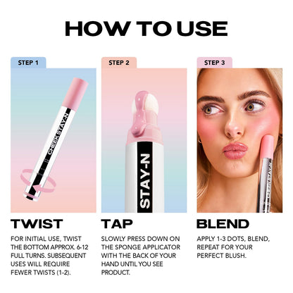 Cheek STAY-N – Long-Lasting Cream Blush for Natural Glow