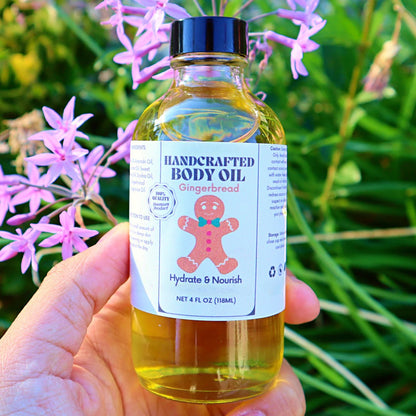 Handcrafted Body Oil - Luxurious Moisturizing Oil in a Variety of Scents