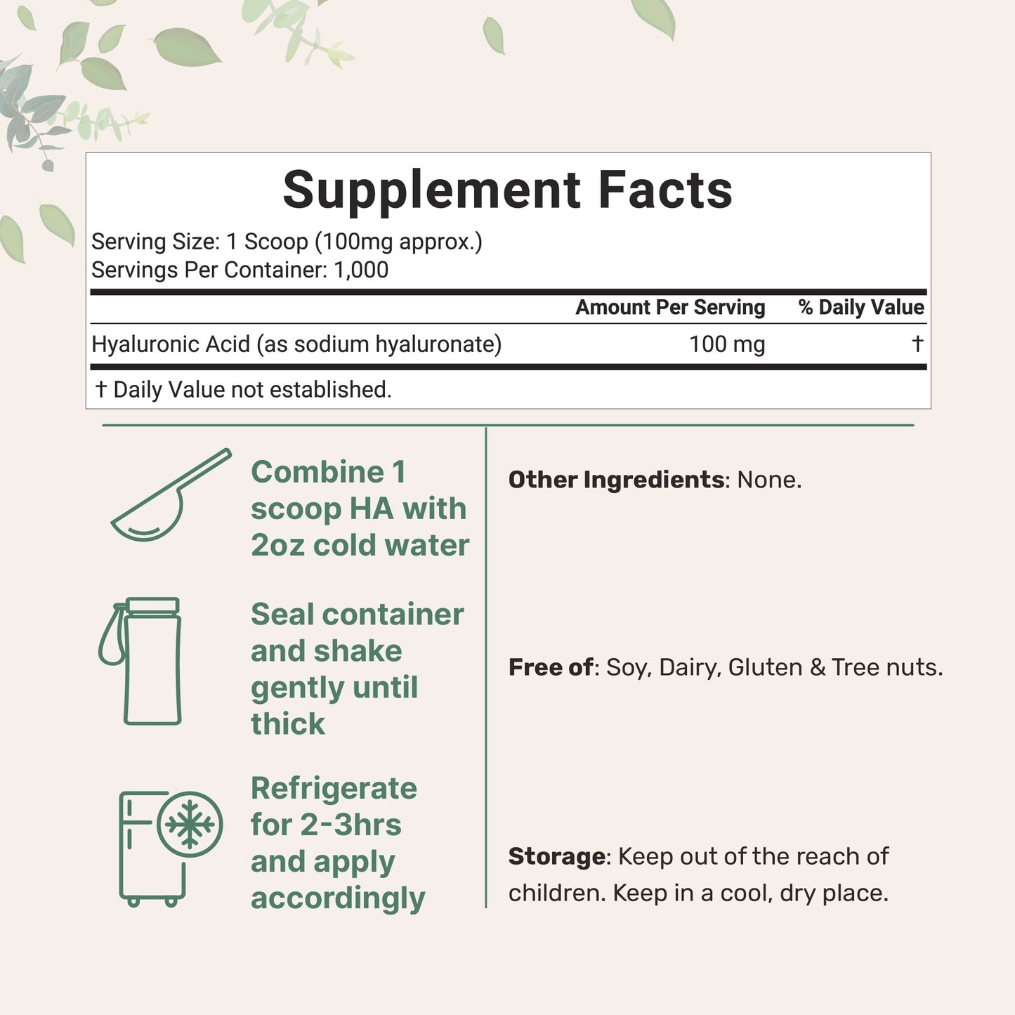 Hyaluronic Acid Serum for Face – Deep Hydration & Skin Elasticity