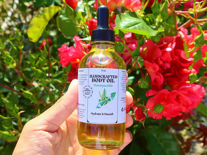 Handcrafted Body Oil - Luxurious Moisturizing Oil in a Variety of Scents