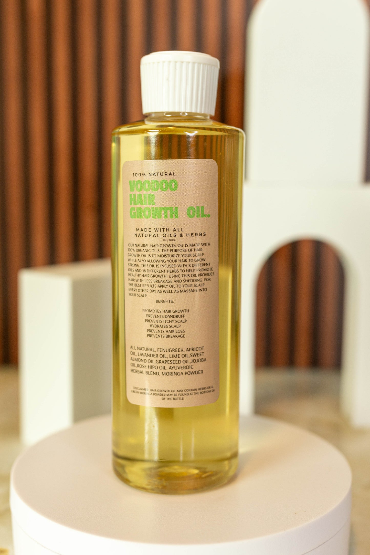 Natural Voodoo Hair Growth Oil - Nourishing Oil for Thicker, Stronger Hair