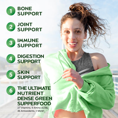 Moringa Powder Capsules – Plant-Based Supplement, 60 ct