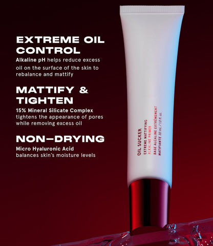 Oil Sucker Mattifying Alkaline Primer – Shine Control, 1 oz
