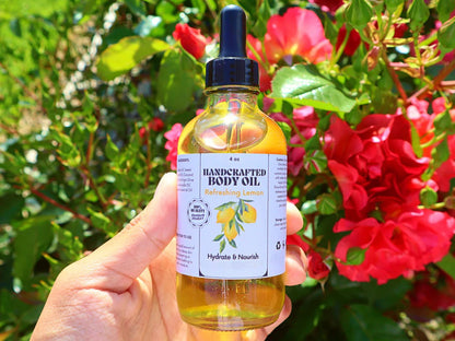 Handcrafted Body Oil - Luxurious Moisturizing Oil in a Variety of Scents