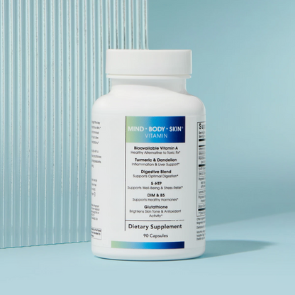 MINDBODYSKIN Hormonal Acne Supplement – Skin Support, 90ct