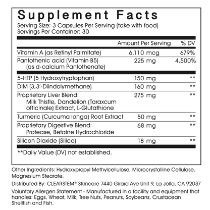 MINDBODYSKIN Hormonal Acne Supplement – Skin Support, 90ct
