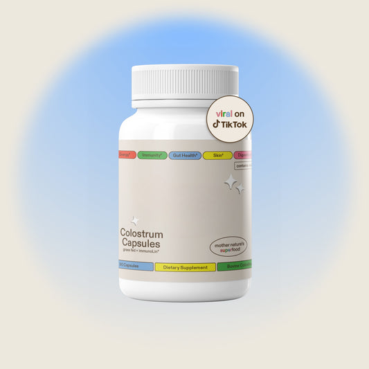 Bovine Colostrum Capsules – Daily Supplement, 30 Servings