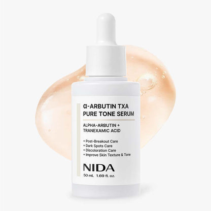 NIDA α-Arbutin TXA Pure Tone Serum – Brightening Formula