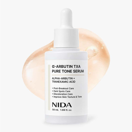 NIDA α-Arbutin TXA Pure Tone Serum – Brightening Formula
