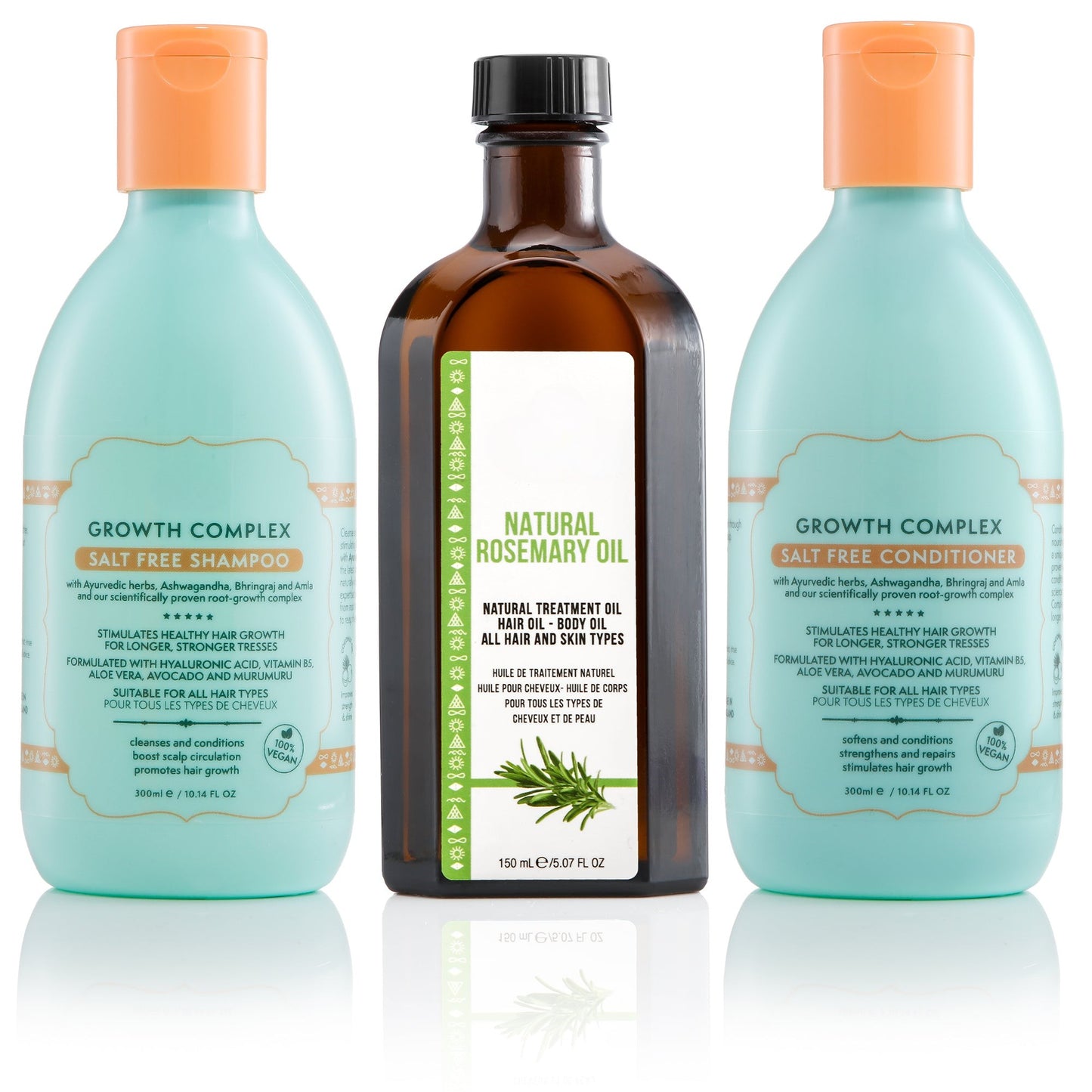 Rosemary Oil Shampoo & Conditioner Set – Nourishing Hair Care