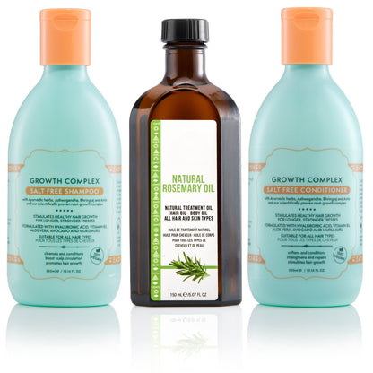 Rosemary Oil Shampoo & Conditioner Set – Nourishing Hair Care