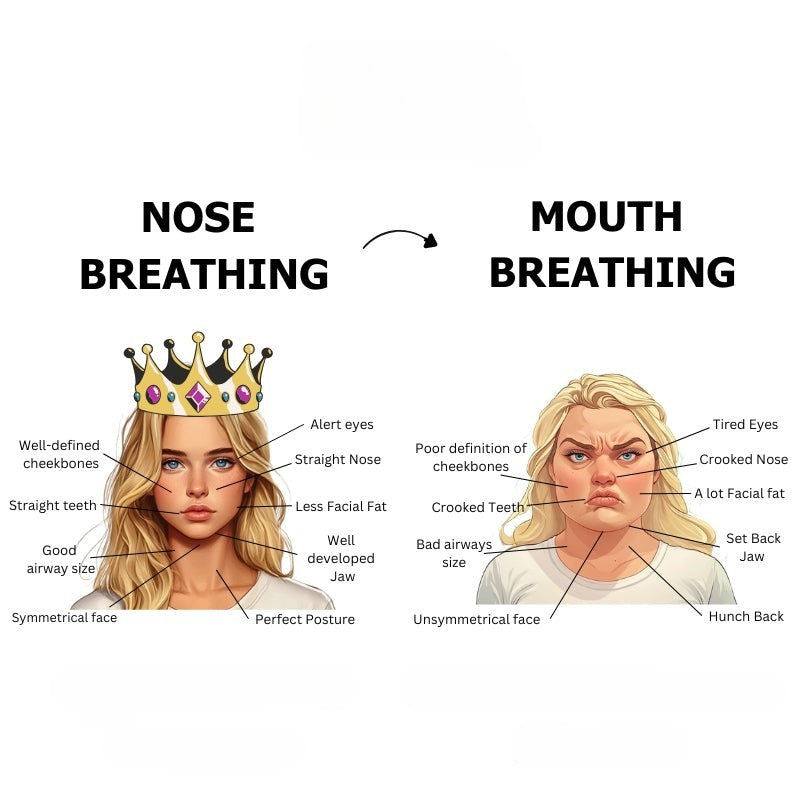 Queen Mouth Tape – Gentle & Secure for Deeper, More Restful Sleep