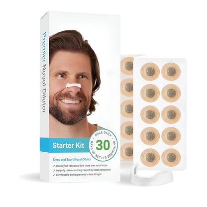 Nose Strips Breathing Starter Kit – Includes Bands & Applicator Tool