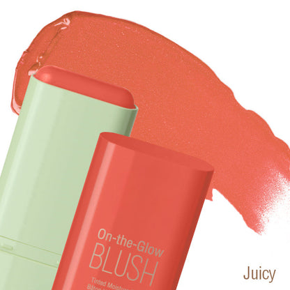 On-the-Glow Blush Hydrating Tinted Moisture Blush Stick with Ginseng, For Cheeks & Lips