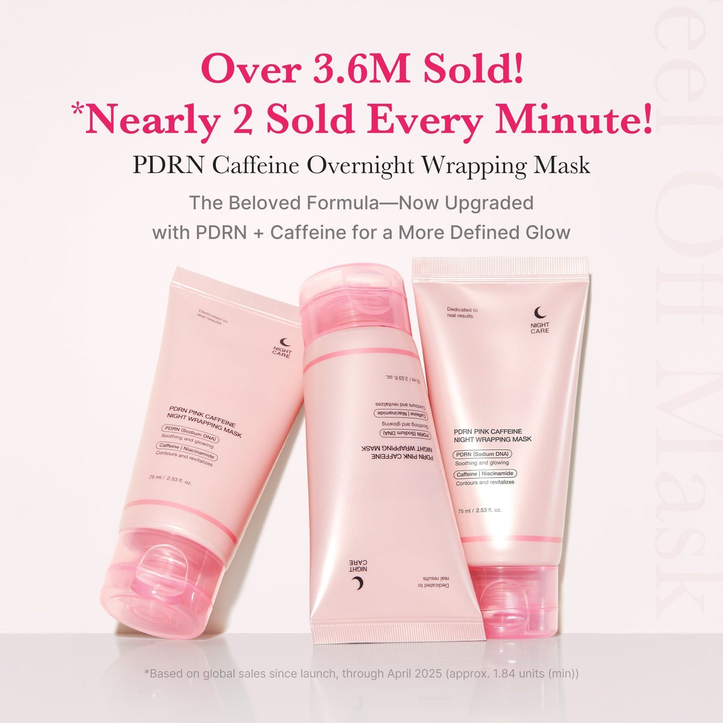 PDRN Pink Caffeine Overnight Mask – Hydrate & Glow