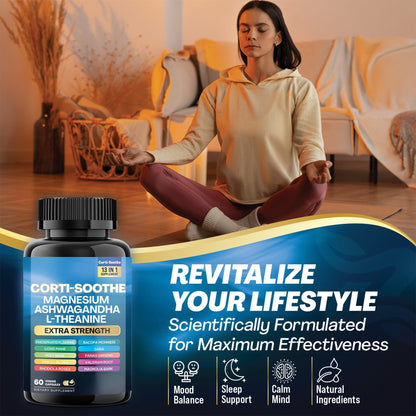 Ultimate Corti-Soothe Balance – Herbal Supplement, 60 Caps