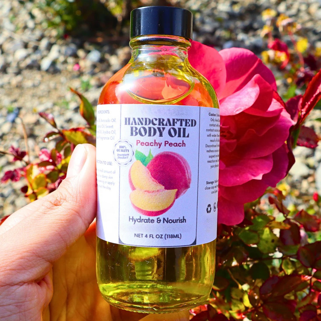 Handcrafted Body Oil - Luxurious Moisturizing Oil in a Variety of Scents